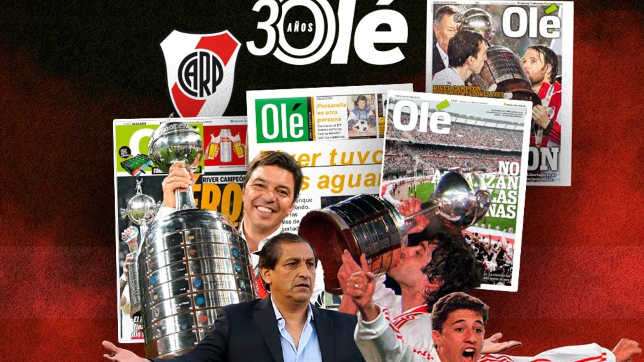 Olé Celebrates 30 Years Chronicling River Plate’s Rollercoaster Journey