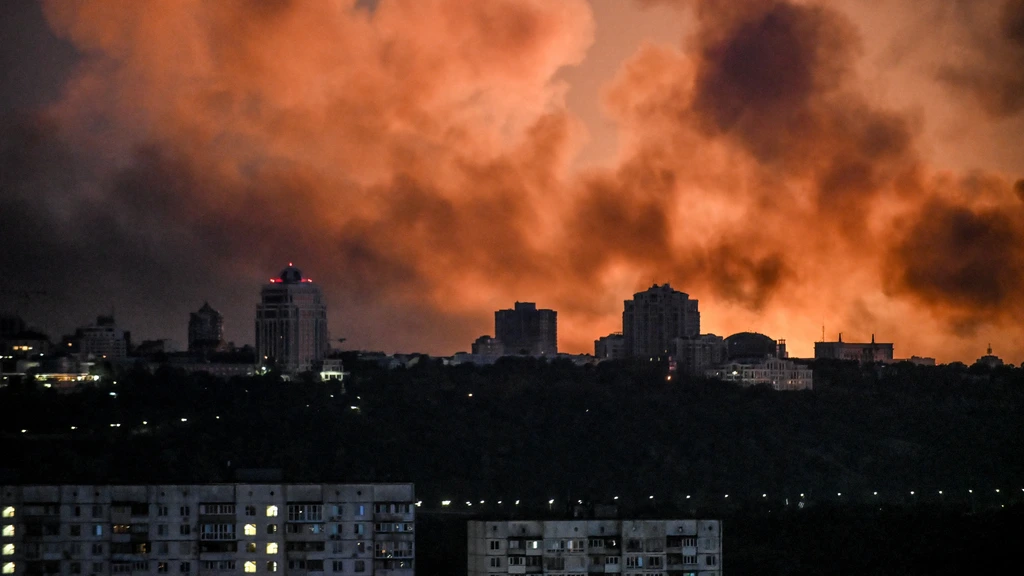 Kyiv Struck by Russian Drones and Missiles in Overnight Assault