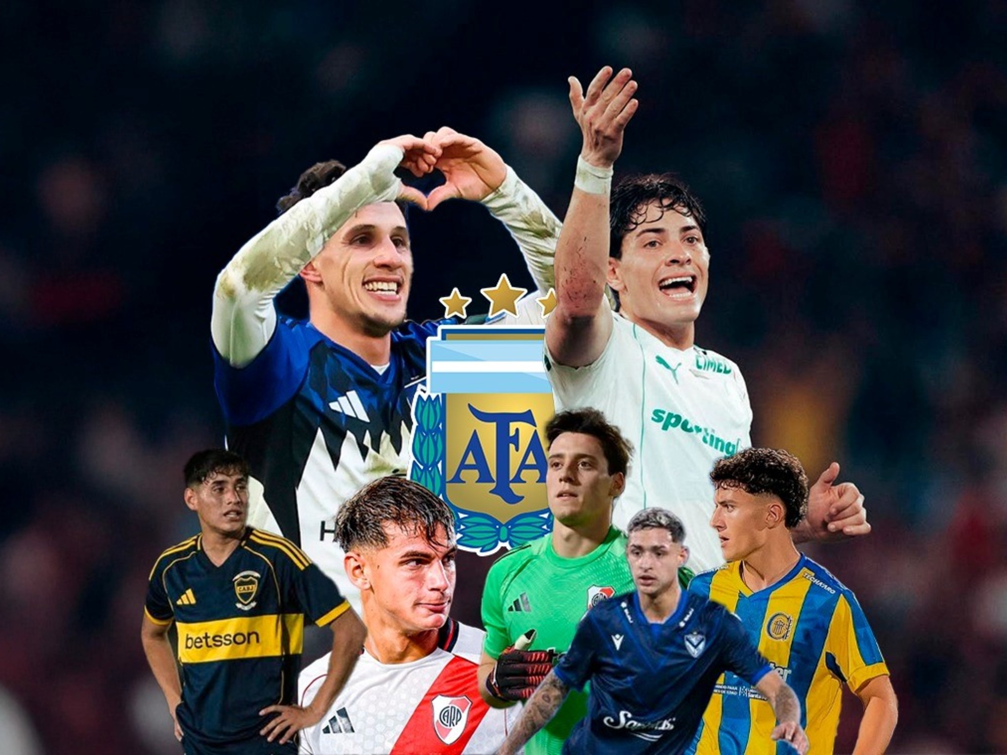 Players from the Argentina national football team participating in a training session.