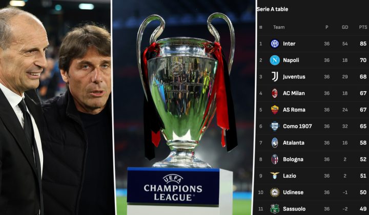 Serie A’s Champions League Race Heats Up With Five Teams Vying for Three Spots