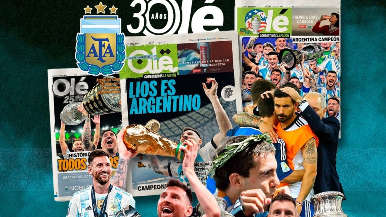 Olé Celebrates 30 Years of Covering Argentina’s National Team: From France ’98 to Qatar Glory