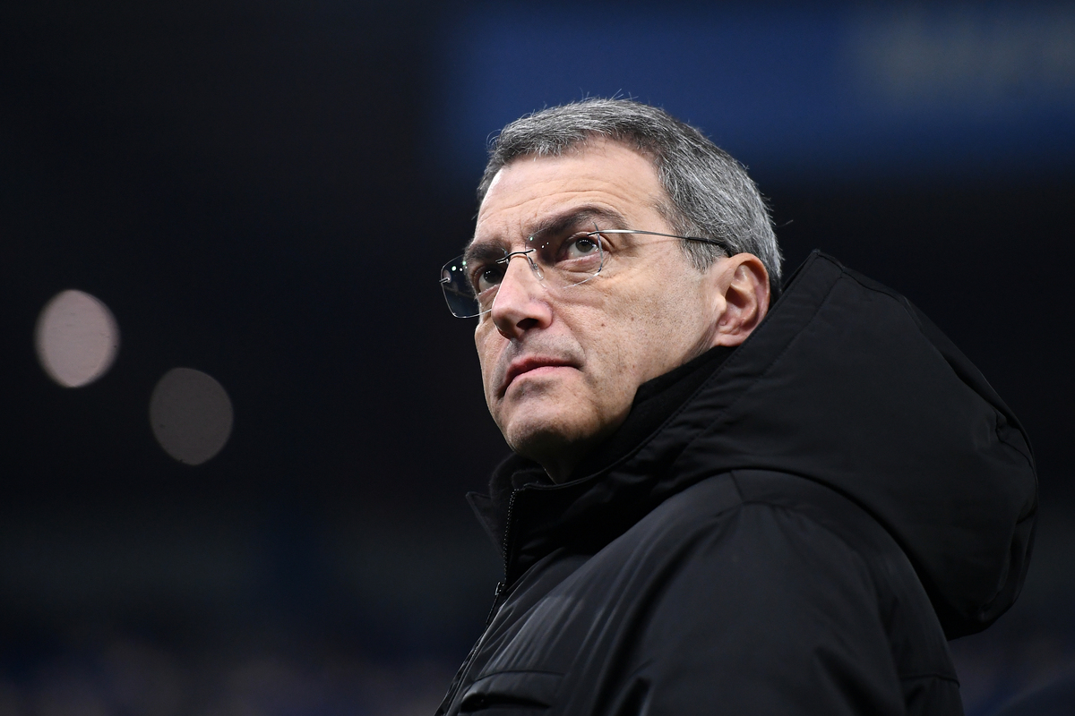 Damien Comolli, Juventus General Manager, looking on during a match.