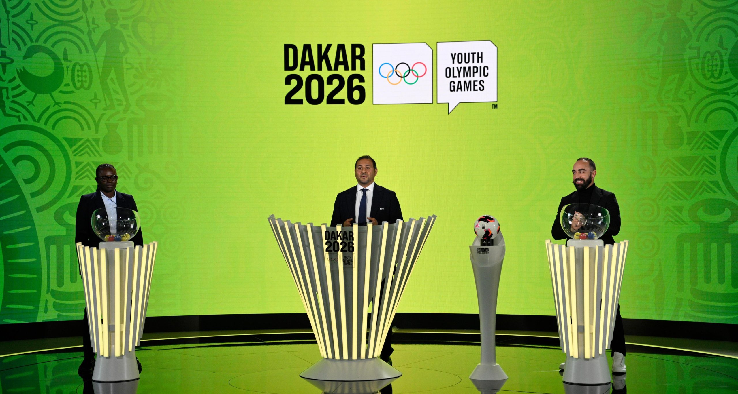 Draw ceremony for the Youth Olympic Futsal women's tournament