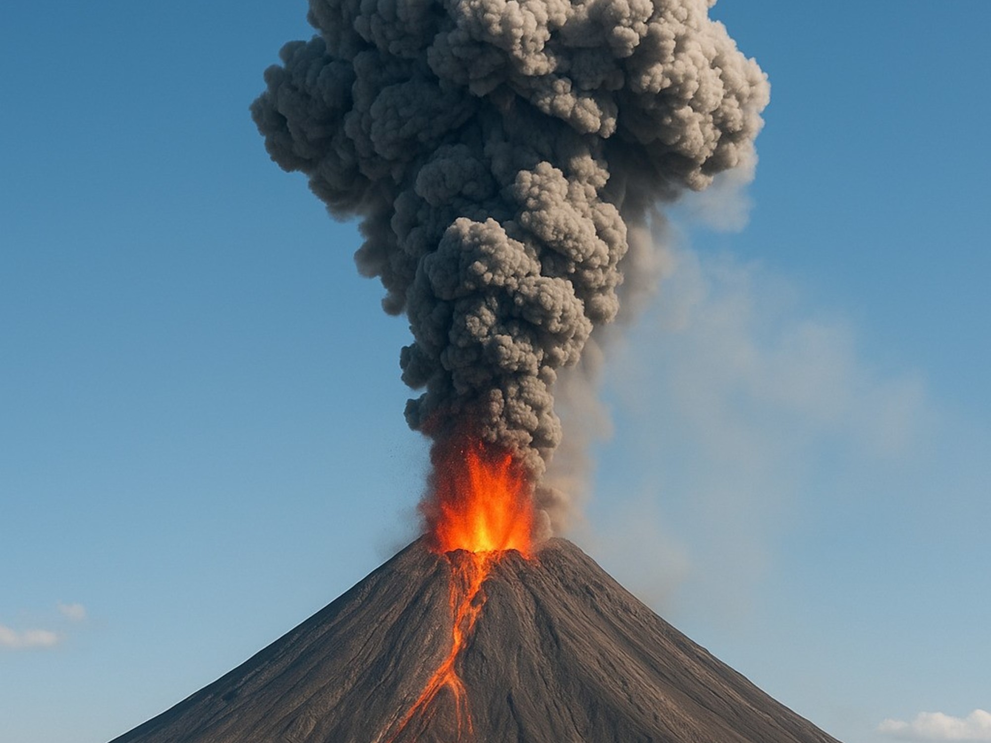Imagen satelital del volcán Taftán en Irán