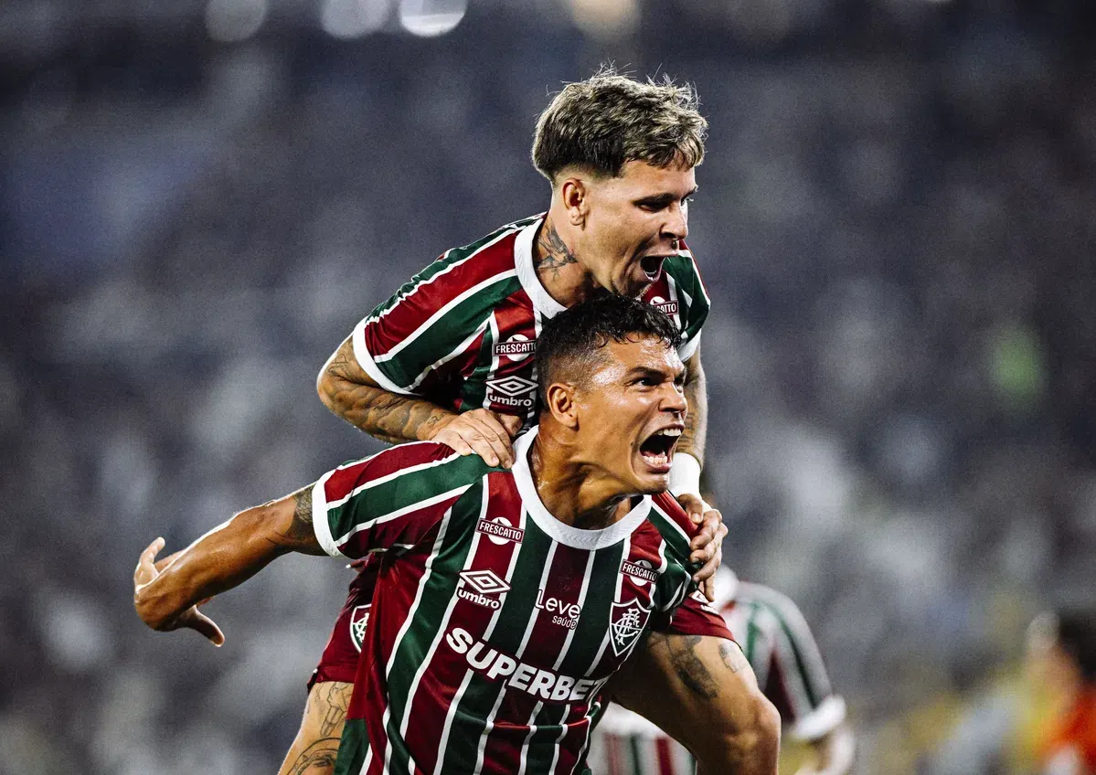 Thiago Silva in action for Fluminense