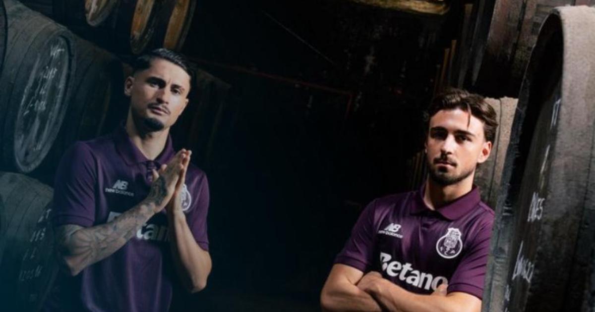 FC Porto Unveils New Away Kit Inspired by Port Wine