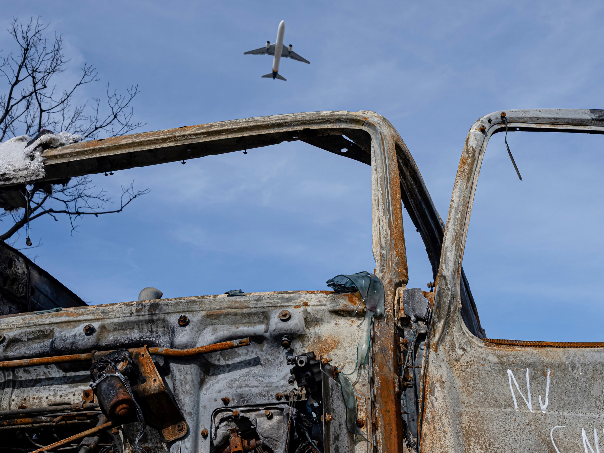 Zona del accidente del avión de carga de UPS en Louisville, Kentucky.