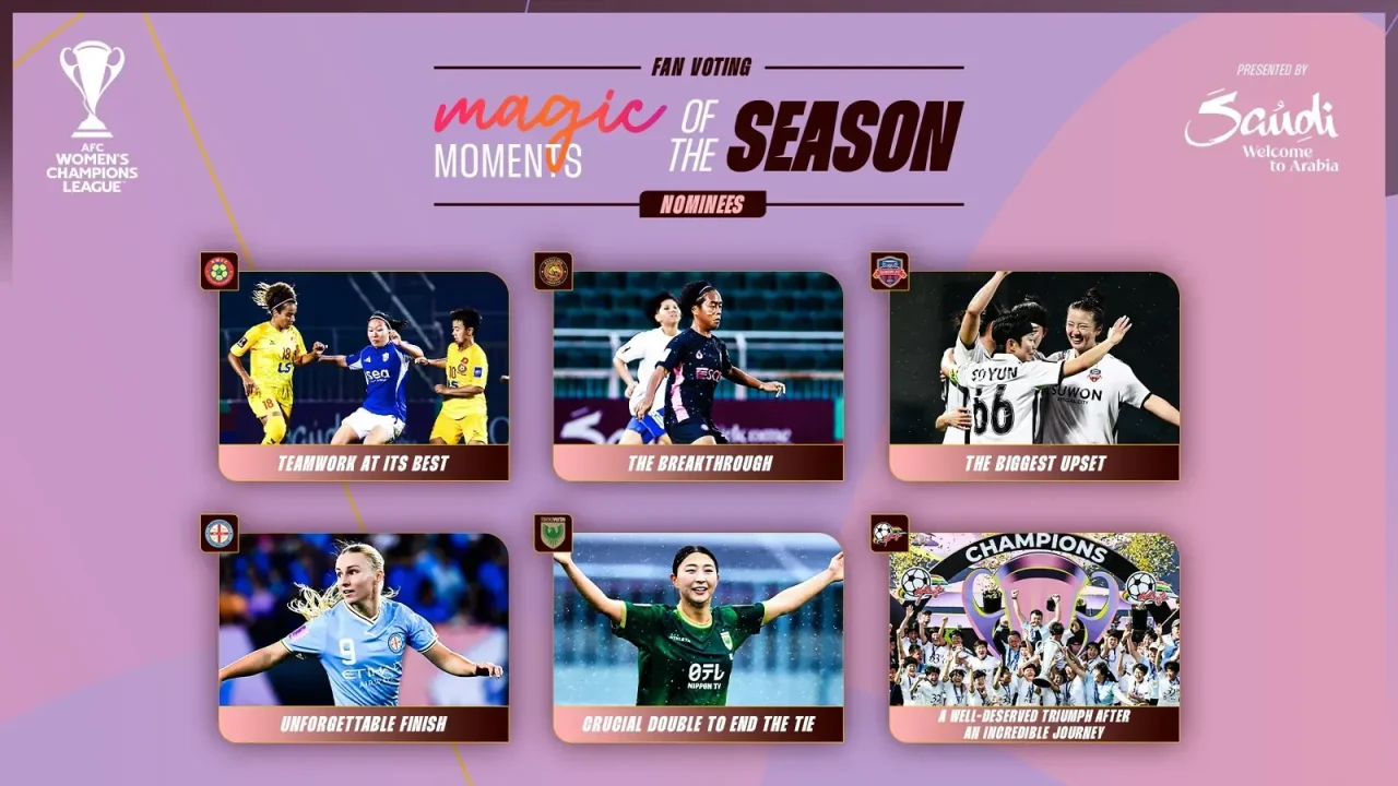 Fans Invited to Crown AFC Women’s Champions League’s Best Moment of the Season
