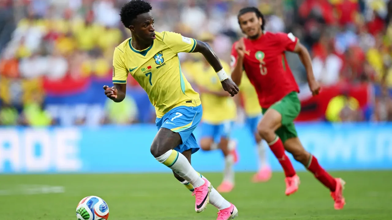 Vinicius Junior’s Late Goal Salvages Draw for Brazil Against Morocco in World Cup Opener