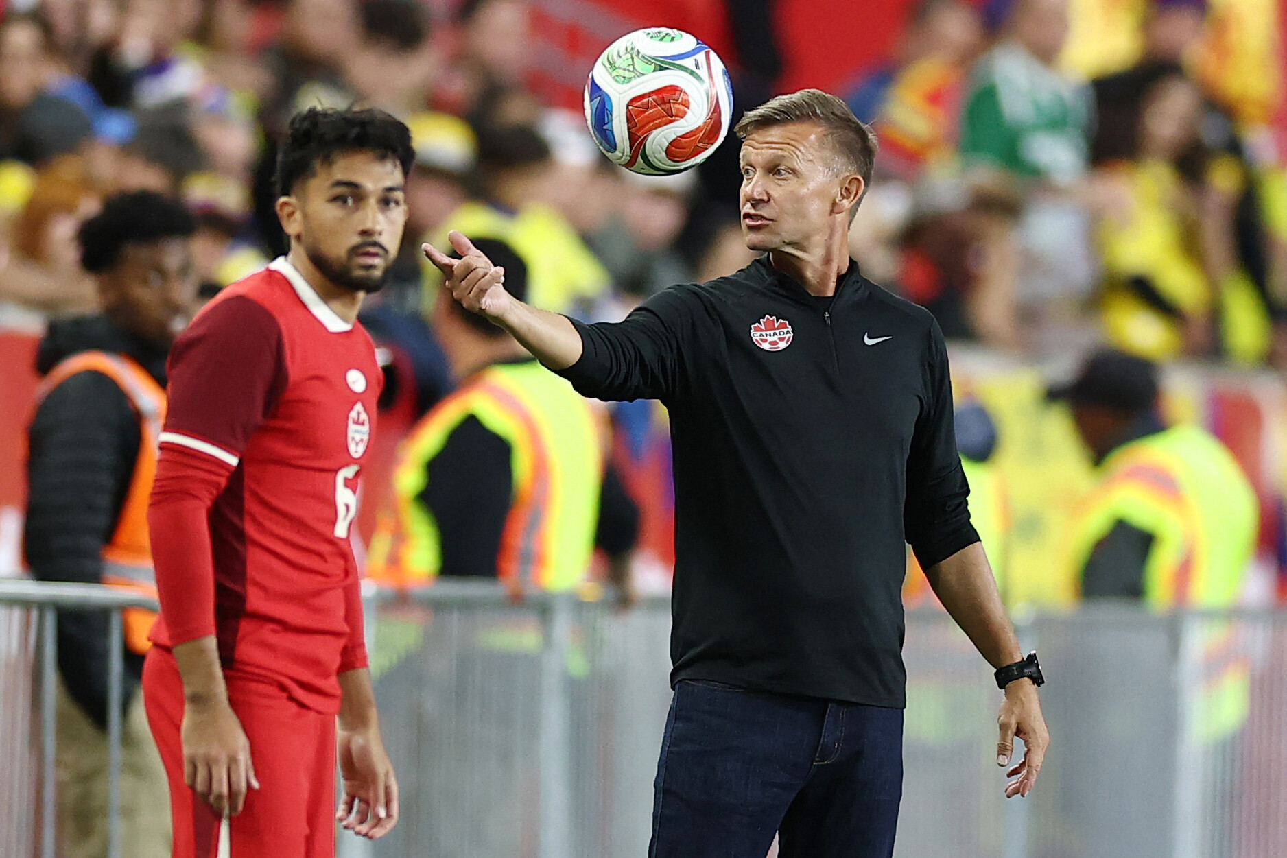 Jesse Marsch, head coach of the Canada men's national soccer team.