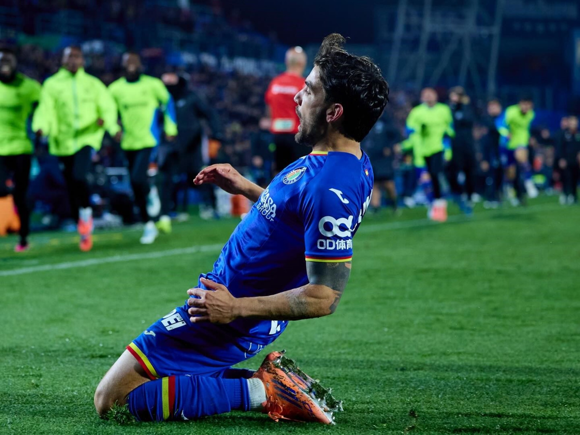 Mauro Arambarri in action for Getafe FC