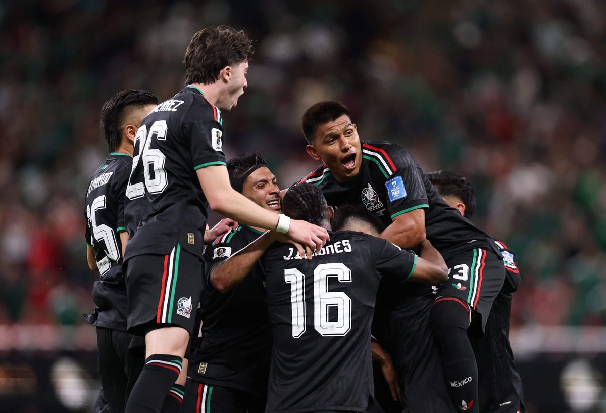 Fans cheering in a packed World Cup 2026 stadium