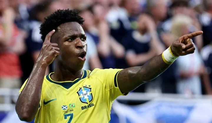 Vinicius Jr Double Seals Brazil’s World Cup Knockout Spot; Scotland Awaits Fate