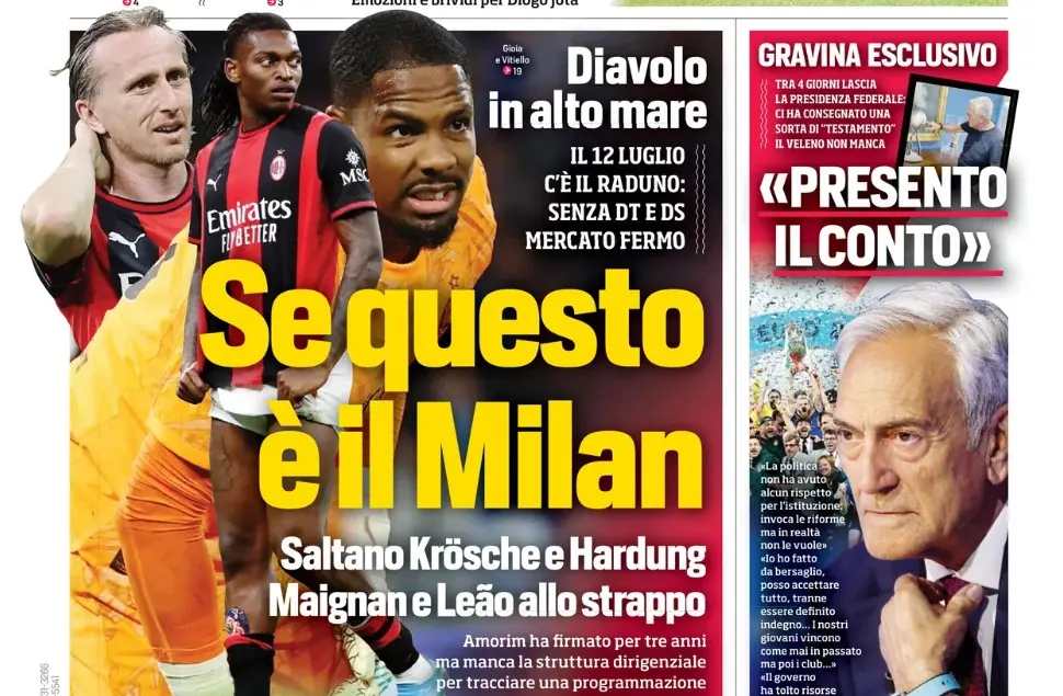 Milan’s Transfer Turmoil and Juventus’ Transfer Targets Dominates Italian Press