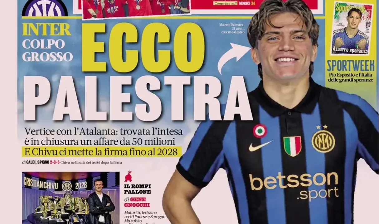 Inter Milan Nears Deal for Talented Midfielder Palestra, Real Madrid Faces Nico Paz Dilemma