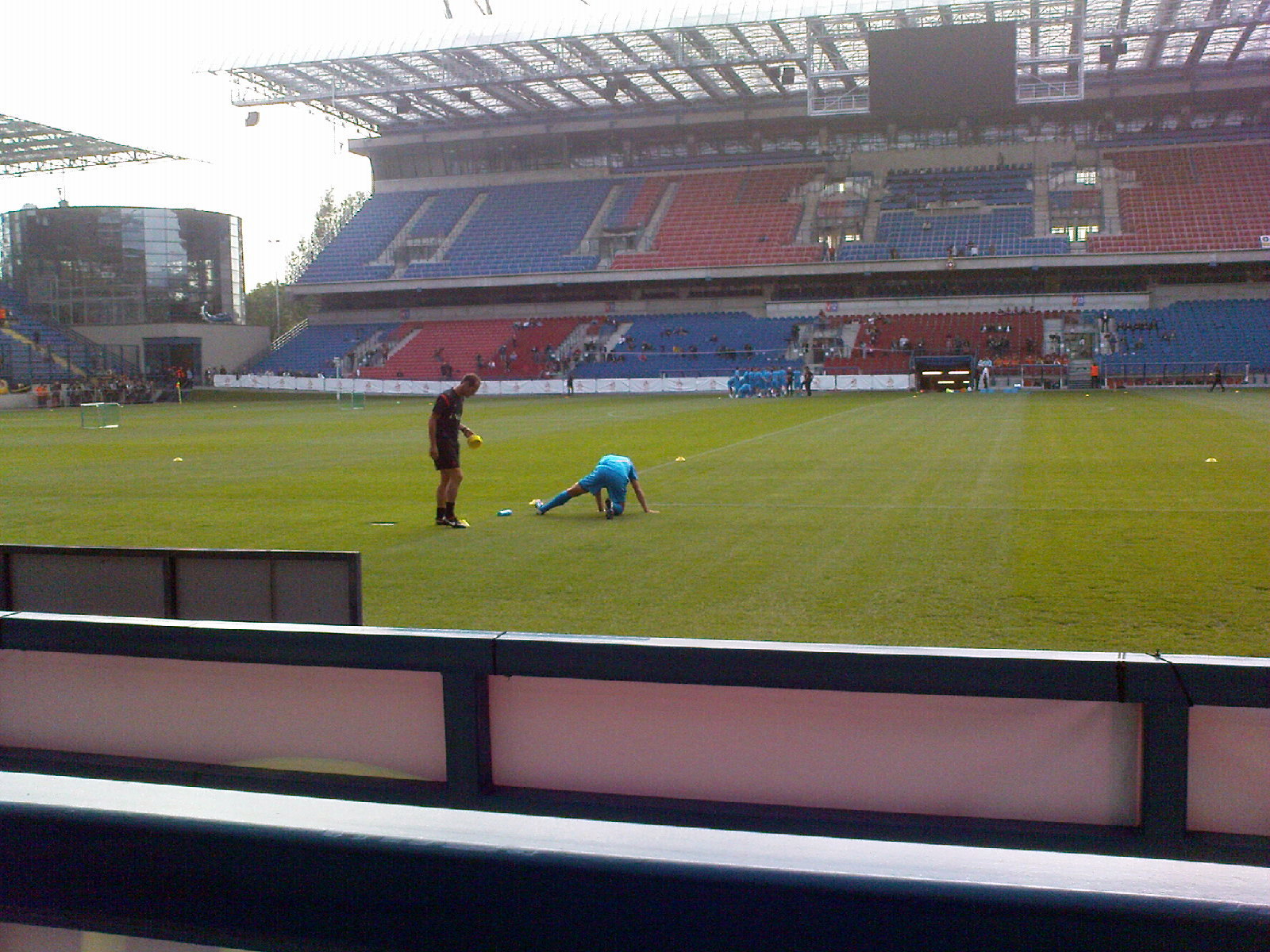 Dutch national football team players in training session