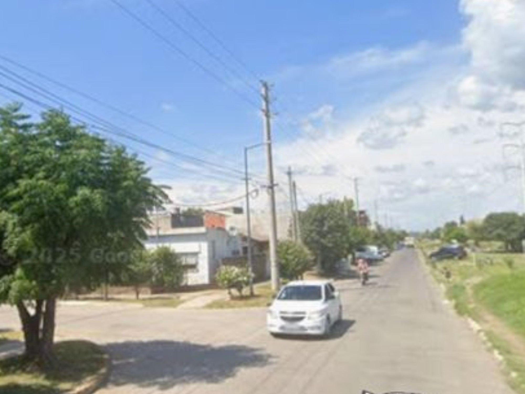 Escena del crimen en La Matanza donde fue asesinado el comisario