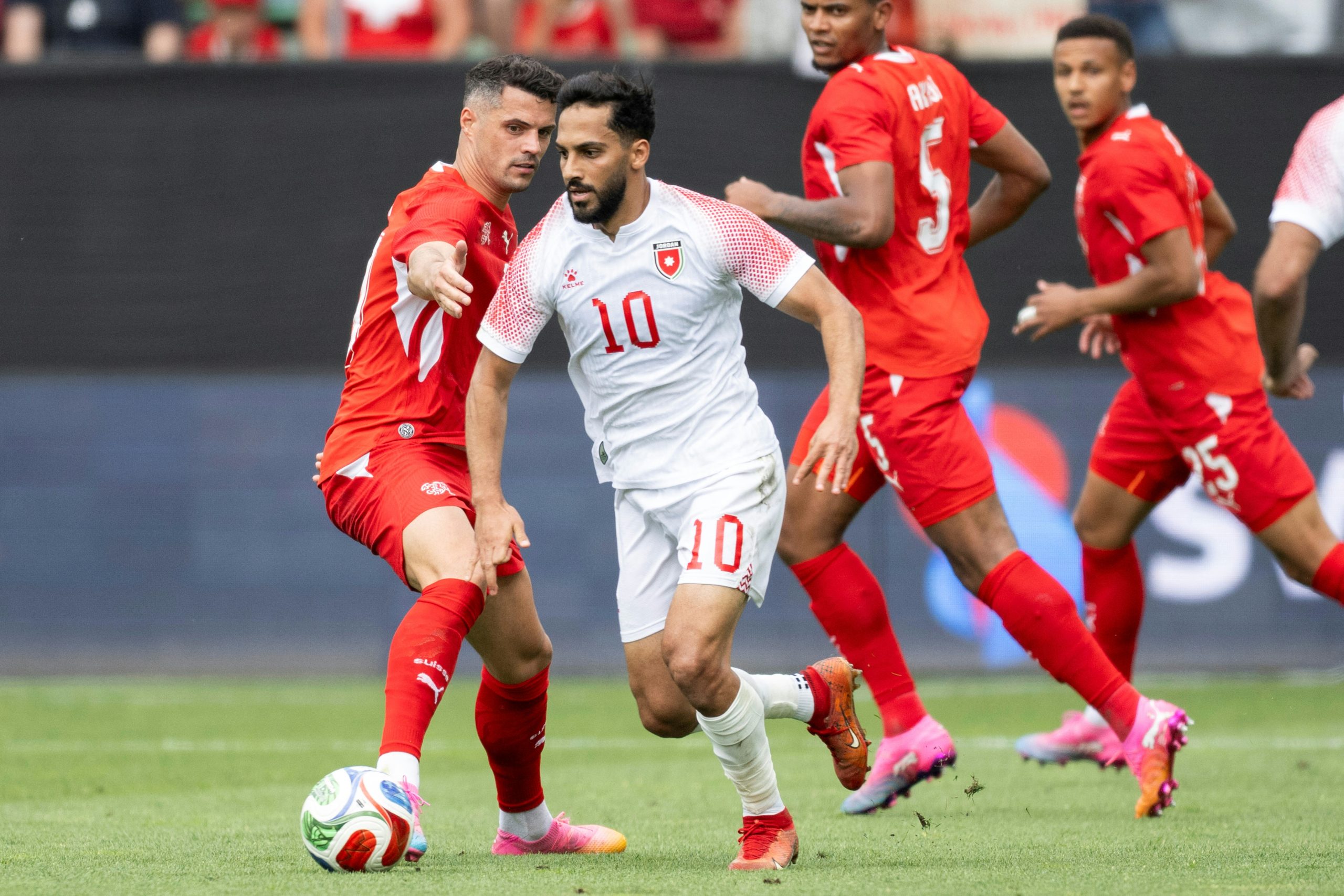 Switzerland national football team in training session