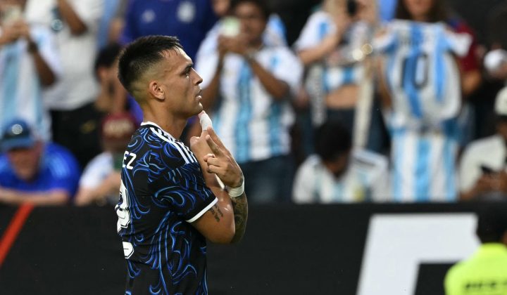 Lautaro Martínez de penal pone en ventaja a Argentina ante Honduras