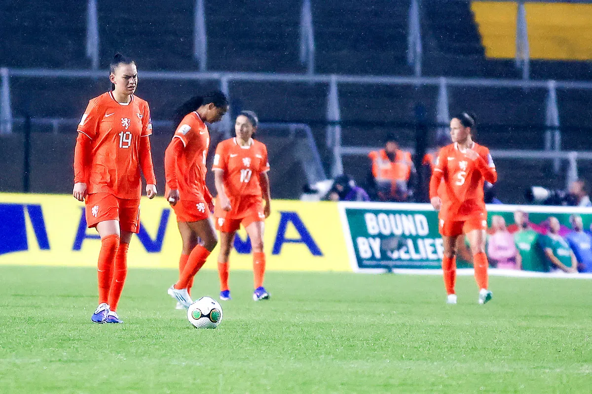 Netherlands women's national football team on the field