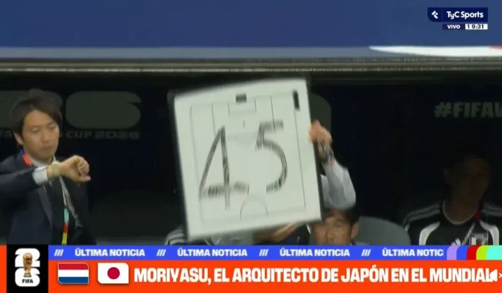 Japan Coach’s Touchline Tactics: A Tactical Board Against the Netherlands