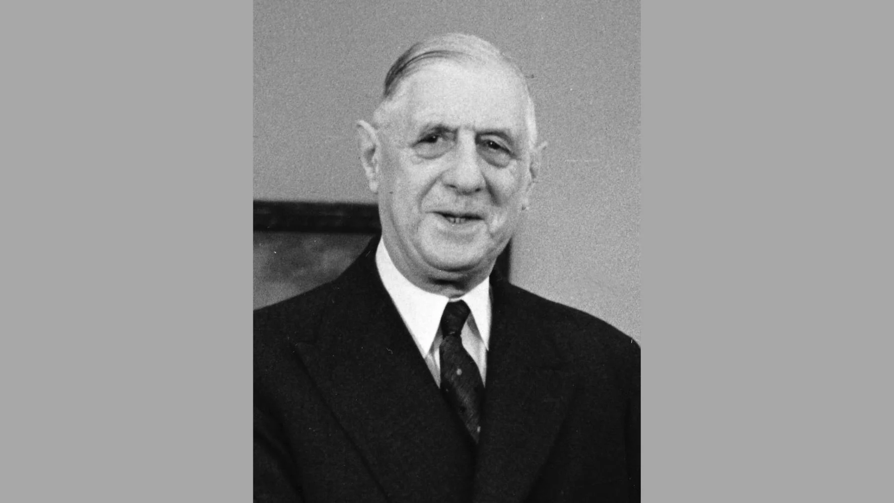 Fotografía histórica de Charles De Gaulle