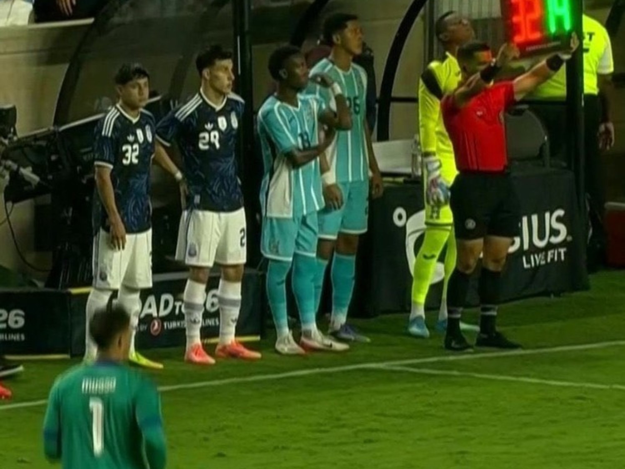 Tomás Aranda in an Argentina national team jersey during a match