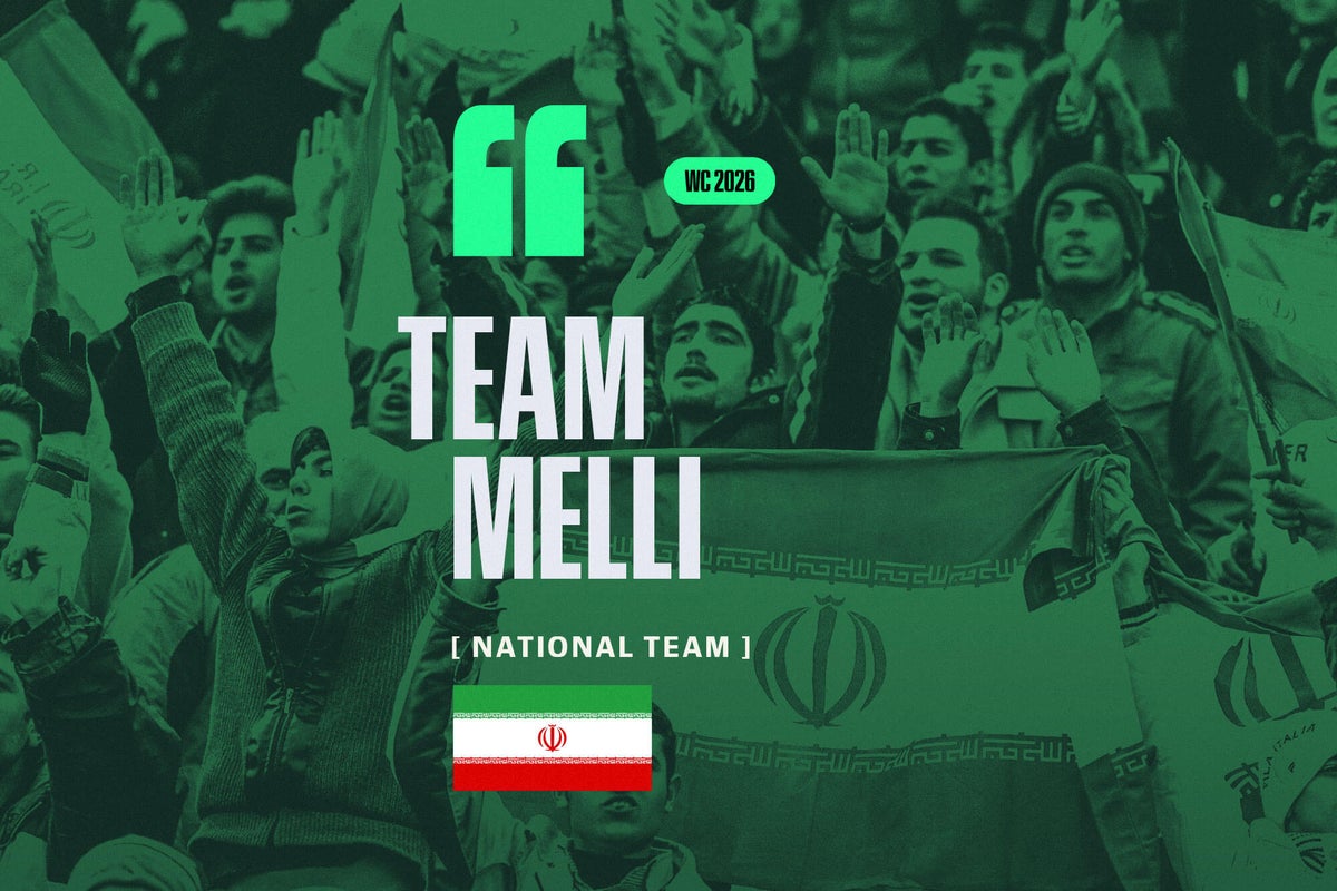 Supporters of the Iran national football team cheering.