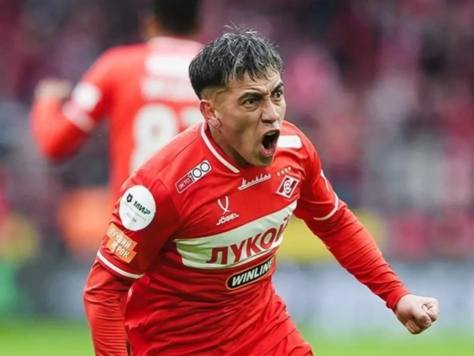 Ezequiel Barco playing for Spartak Moscow in the Russian Premier League
