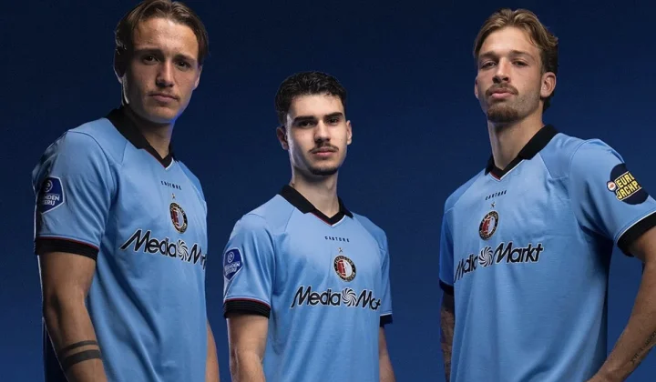 Feyenoord to Feature New Blue Away Kit for 2026/27 Eredivisie Season