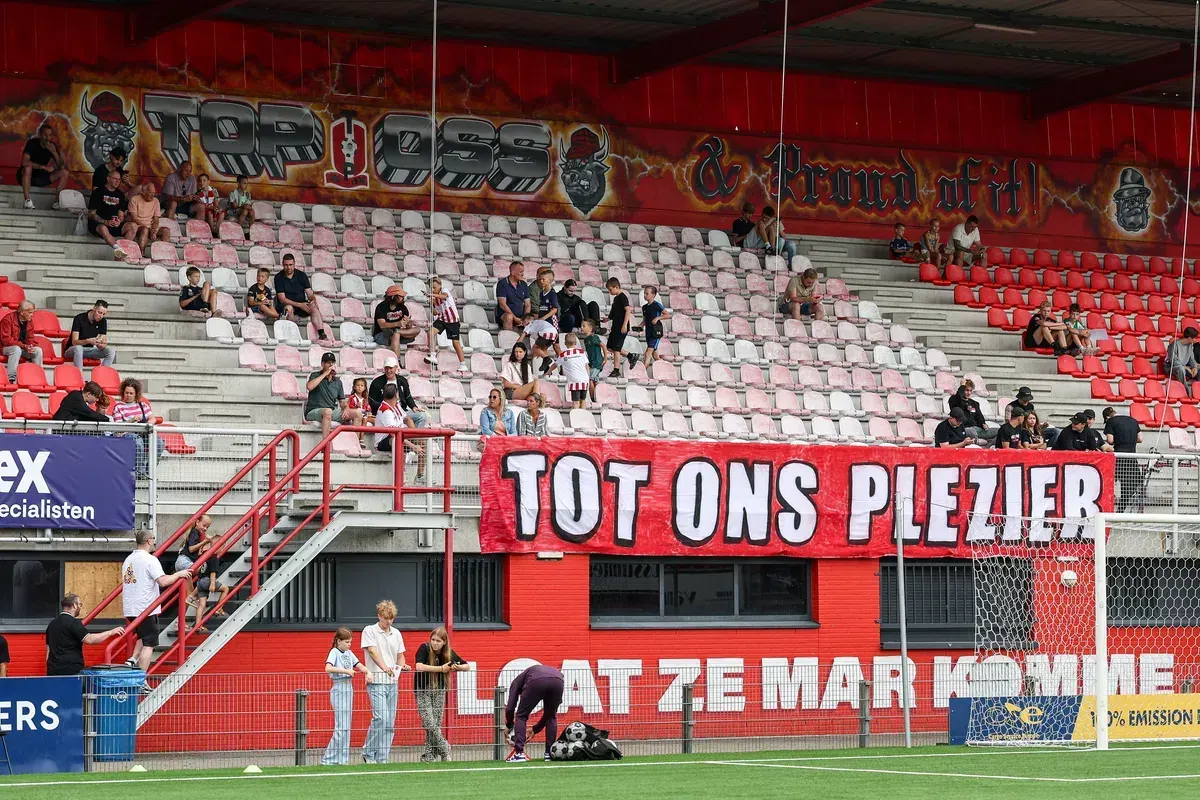 TOP Oss football players during a pre-season training session.
