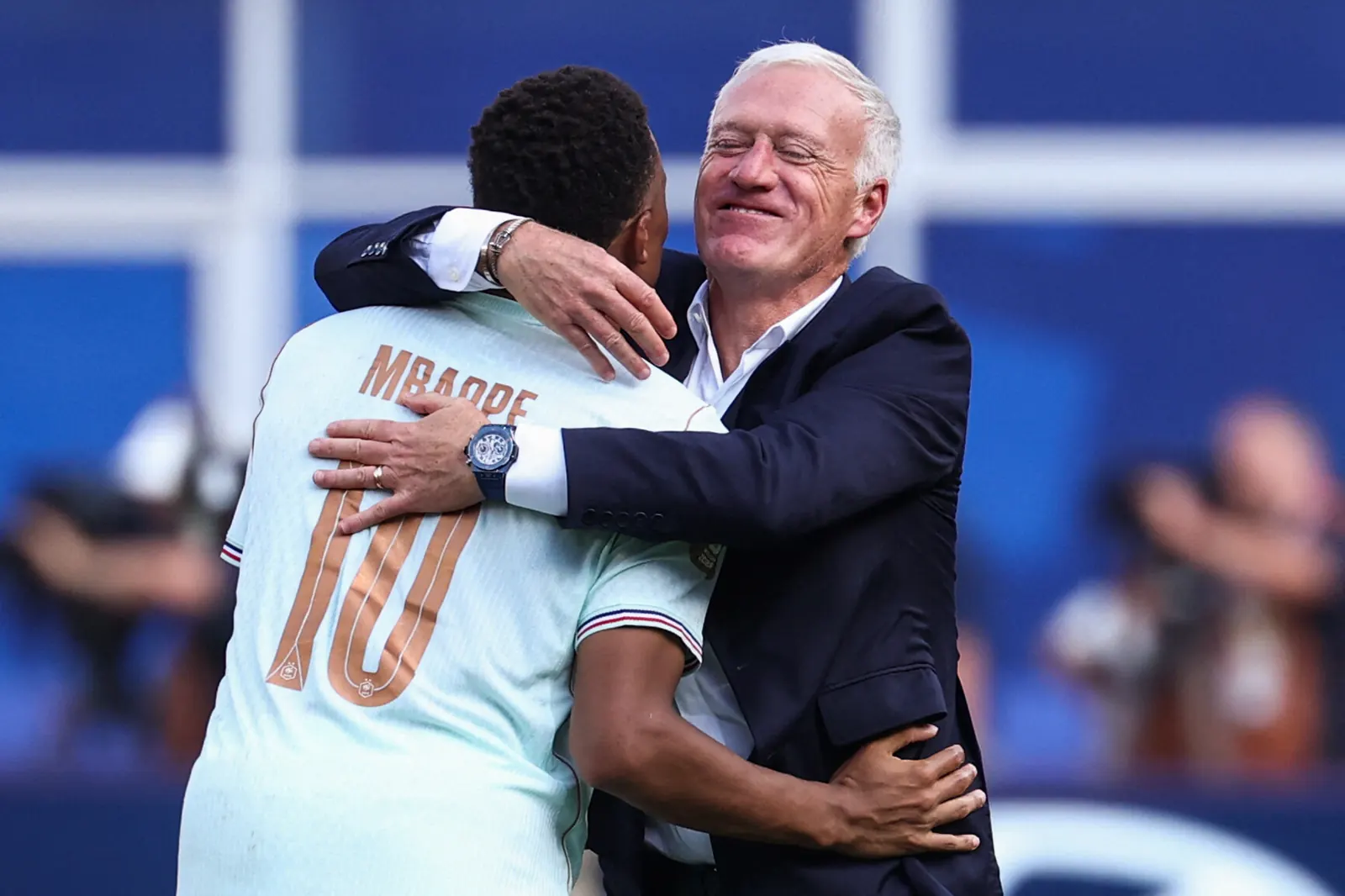 Kylian Mbappe celebrates scoring for France at the FIFA World Cup 2026.