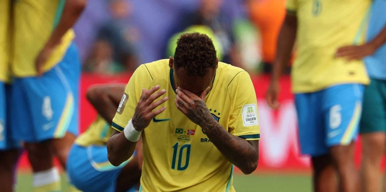Neymar’s Tears Symbolize Brazil’s World Cup Woes as Drought Continues