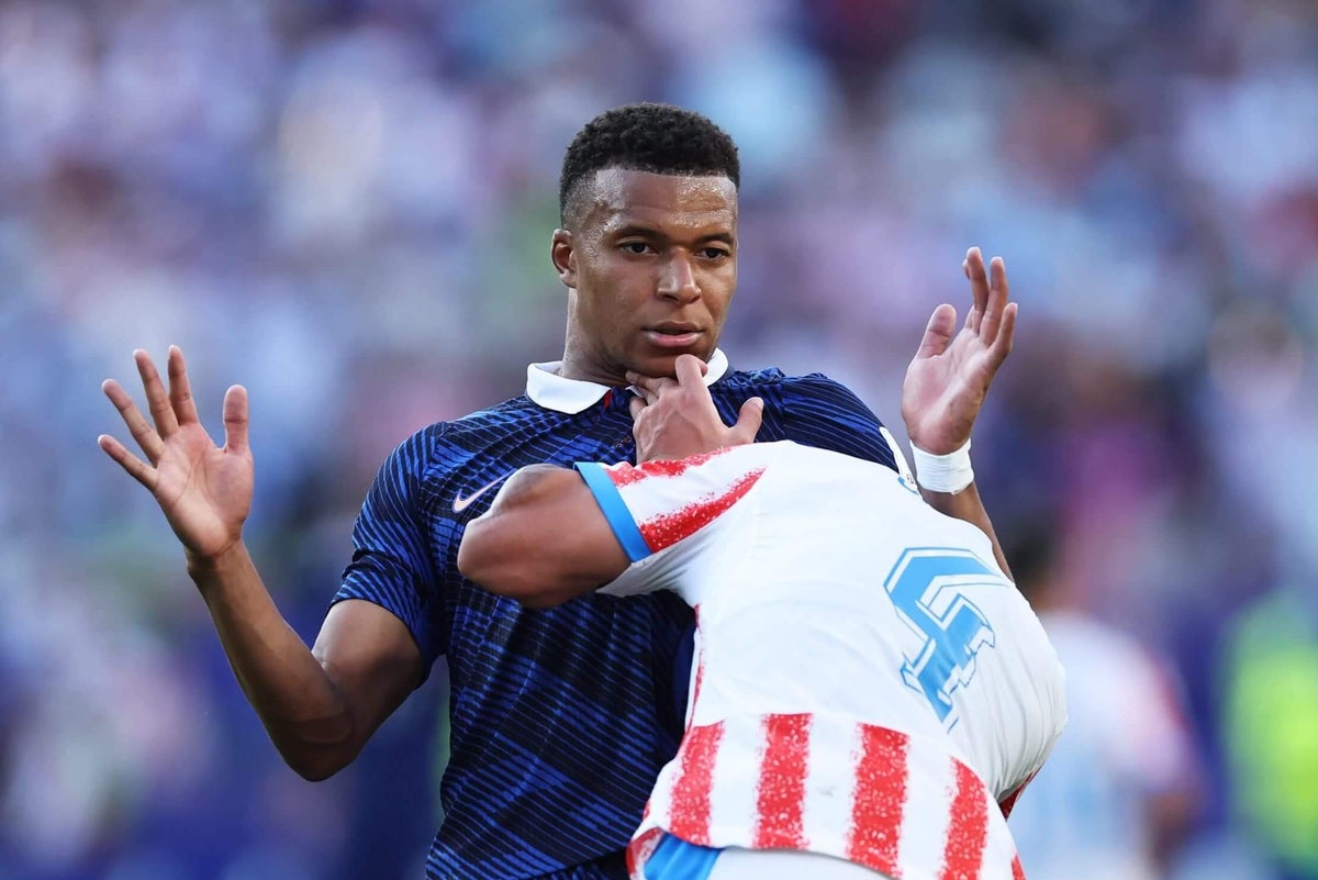 A still image from the FIFA World Cup 2026 match between Paraguay and France, depicting a moment of play.