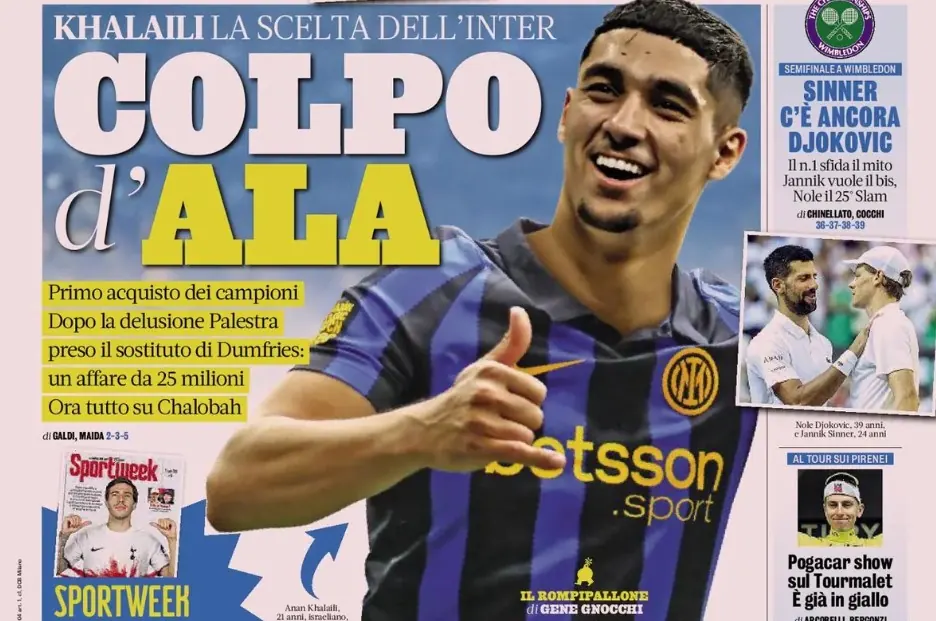 Inter Milan Seals Deal for Winger Khalaili, Eyes Chalobah as Next Target