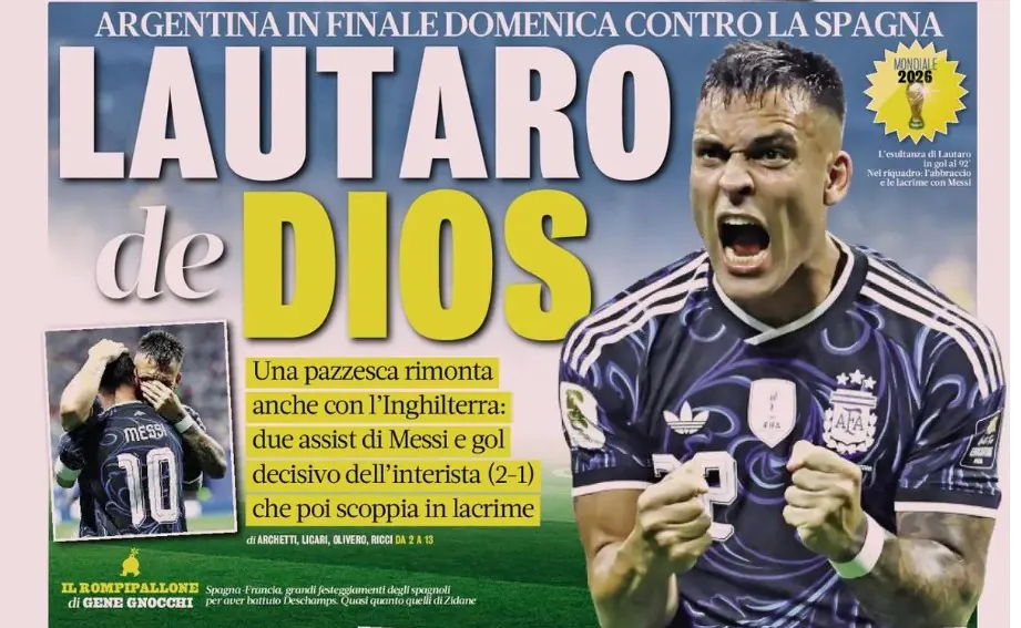 Lautaro Martinez Stars as Argentina Reaches Copa America Final, Milan Faces Pulisic Dilemma
