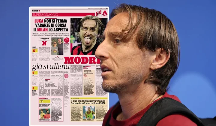 Luka Modrić Defies Expectations, Resumes Training Amidst AC Milan Contract Standoff