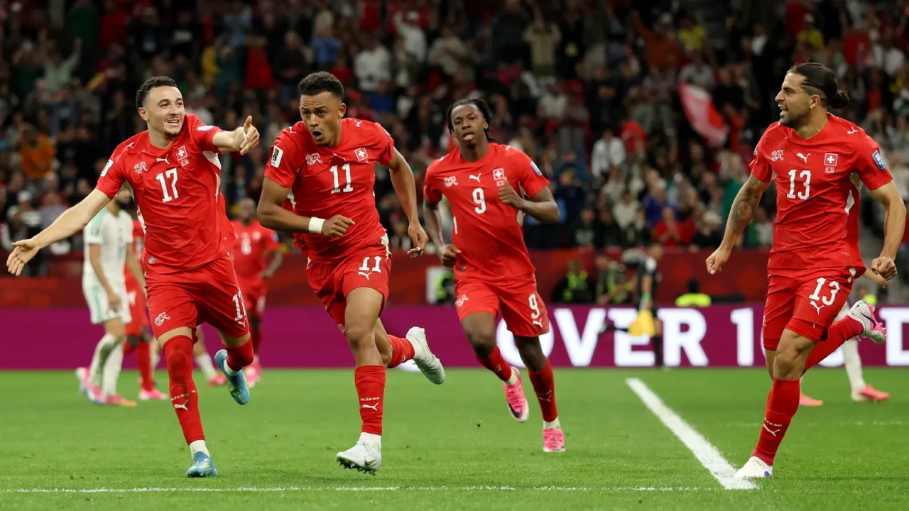 Switzerland Secures Knockout Stage Berth with 2-0 Victory Over Algeria