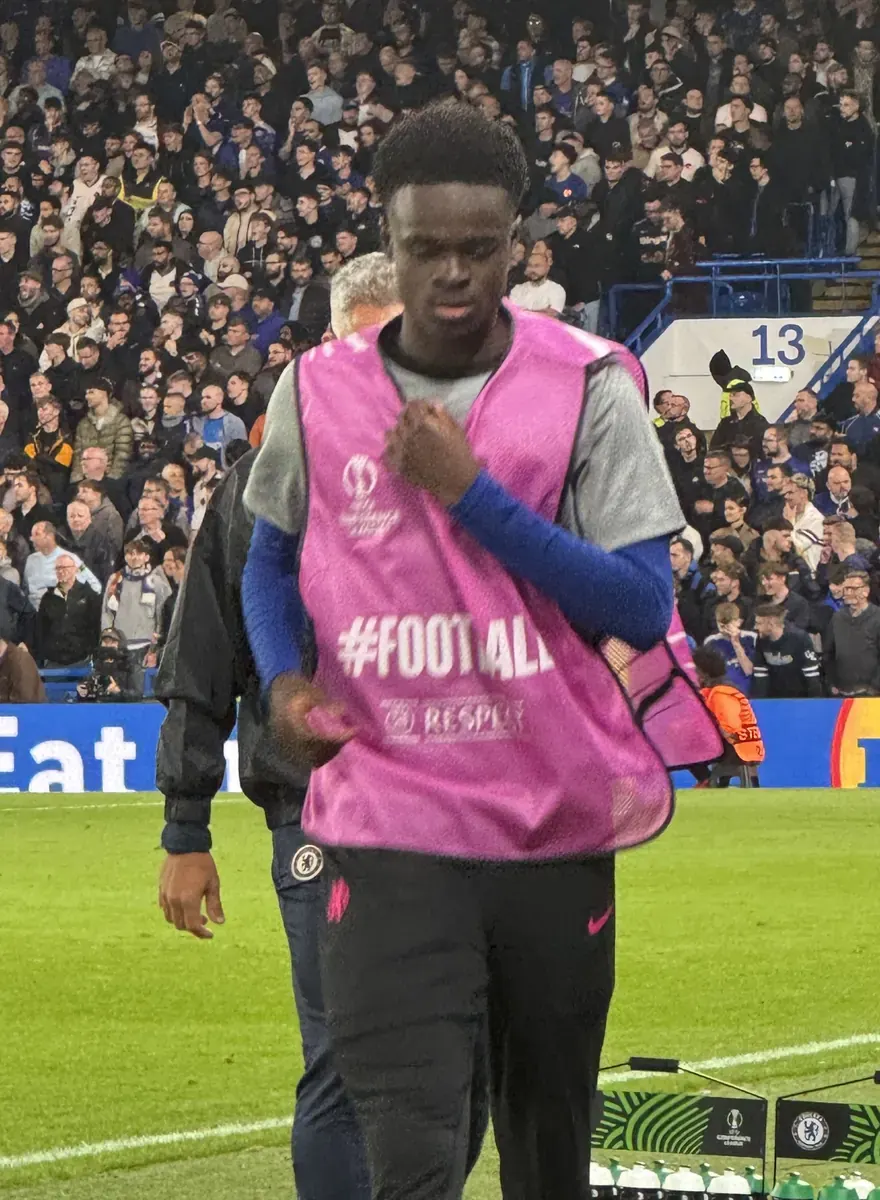 Tyrique George in action on the football pitch