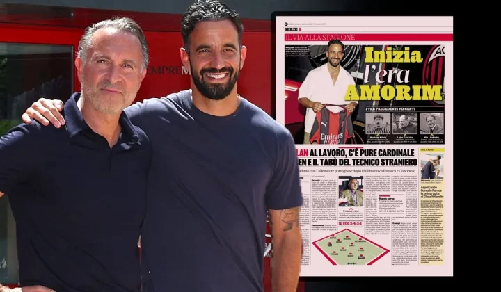 Ruben Amorim Takes Helm at AC Milan, Aiming to Reverse Recent Trends