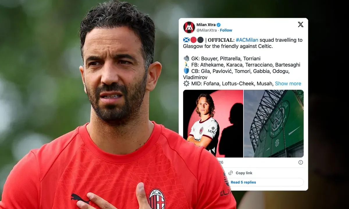 Milan face Celtic with 12 first-team absentees as Amorim names 27-man squad for preseason opener