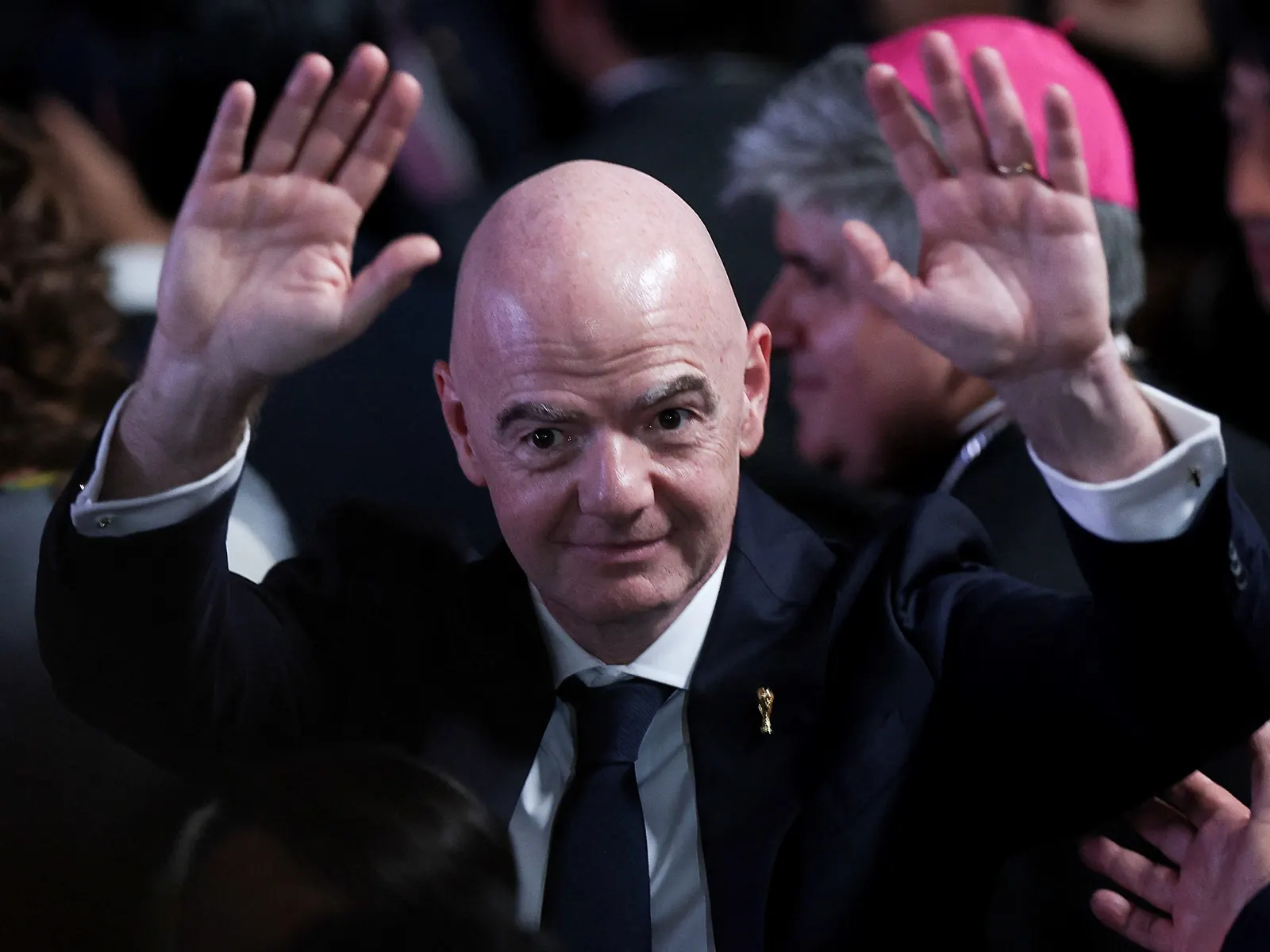 Gianni Infantino, president of FIFA, during a public appearance