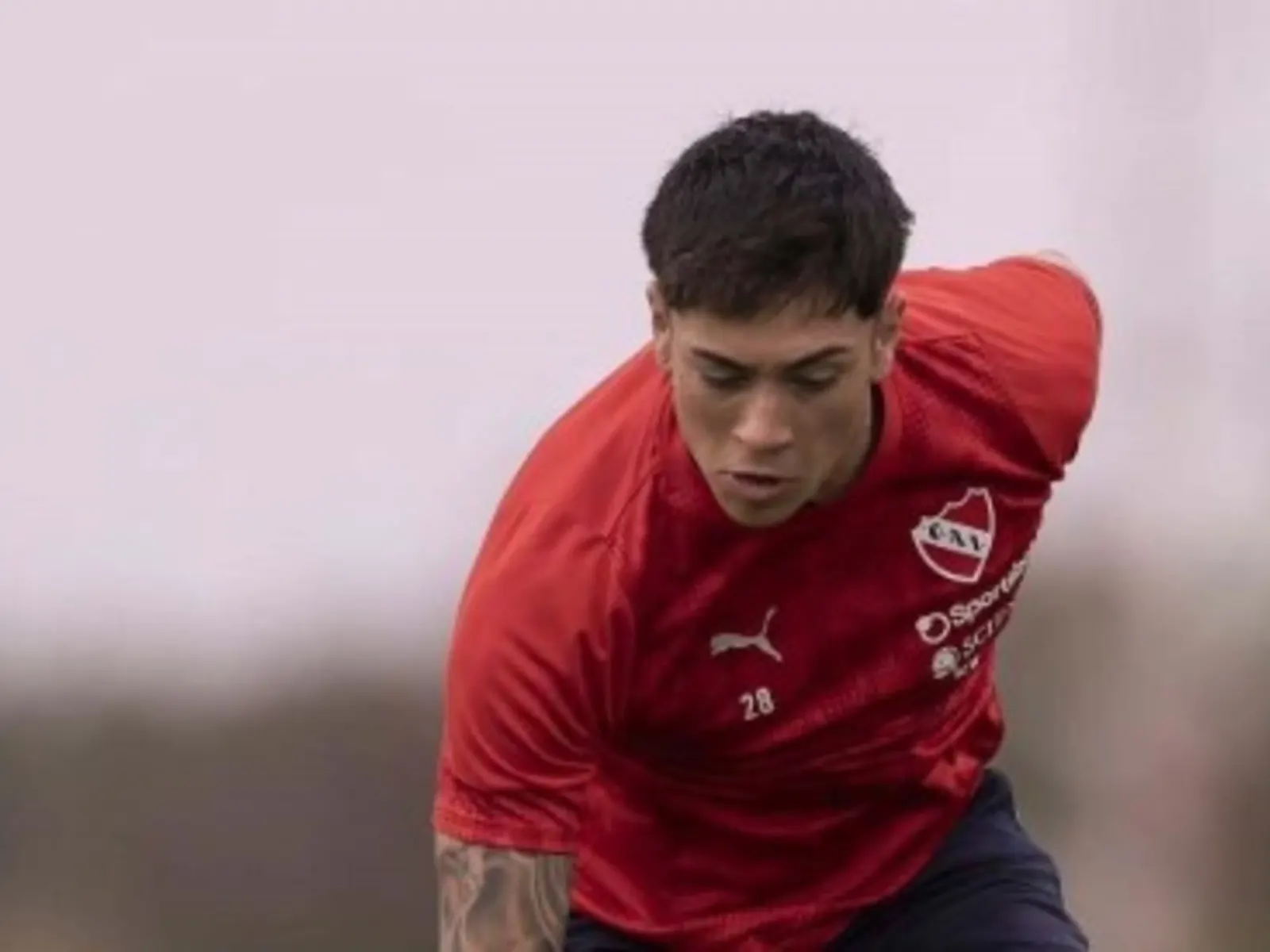 Maximiliano Gutiérrez of Independiente in action during a match