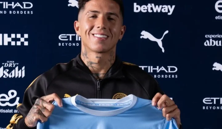 Enzo Fernández completes Manchester City move in record €160 million deal