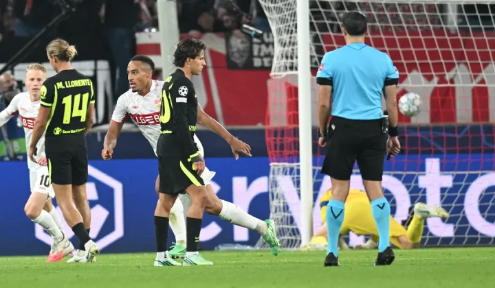 VfB Stuttgart Hold 10-Man Atletico Madrid to Champions League Draw